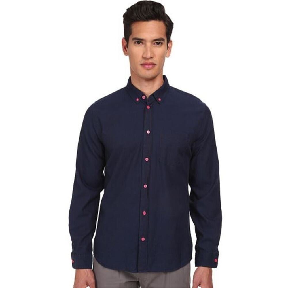 Marc by Marc Jacobs‎ Men's Cotton Button Down Oxford Shirt in Indigo Small $188